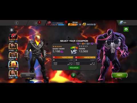 5 Star Ghost Rider- Rank 3 vs 5 star Venom!