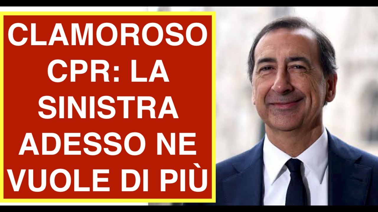 CLAMOROSO CPR: LA SINISTRA ADESSO NE VUOLE DI PIÙ