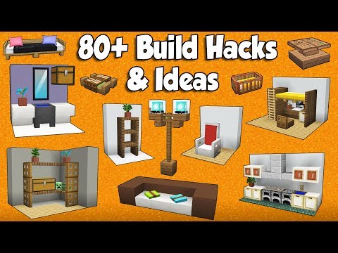 80+ MINECRAFT BUILD HACKS AND IDEAS