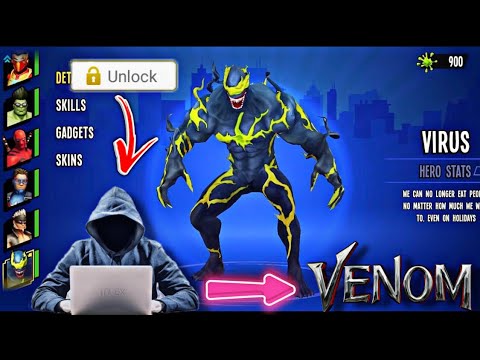 Unlocking the Secret Venom virus 🦠 in Spider Fighter 3 New update