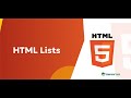 HTML LISTS