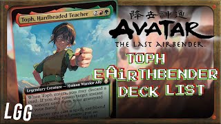 Ai Toph, Hardheaded Teacher Deck Tech | Magic: the Gathering x Avatar | Commander MTG EDH cEDH