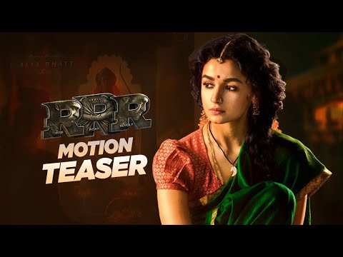 RRR | Alia Bhatt as Sita First Look Motion Teaser | #RRRMovie | Ram Charan | Manstars