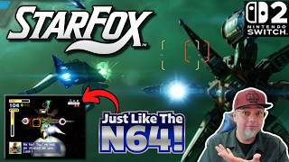 Star Fox Switch 2 vs N64 - Side by Side Comparison