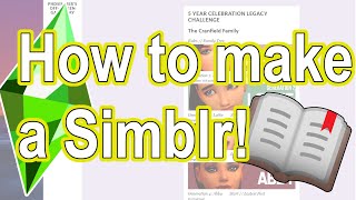 How to Make a Simblr (Sims Tumblr Page) // Tutorial
