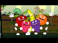 Five Little Fruits | Nursery Rhyme| Fun Song For Children