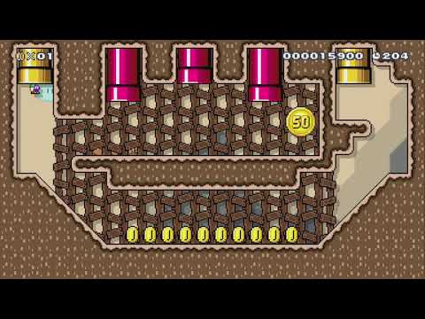 Choco Mountain Nature Hike by hamb - Super Mario Maker 2 - No Commentary 1by