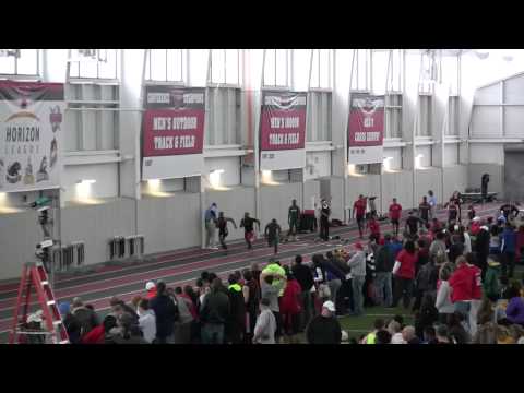 YSU Indoor Meet #2 (1/25/2014) - 60m Dash Final - Boys (heat 1)