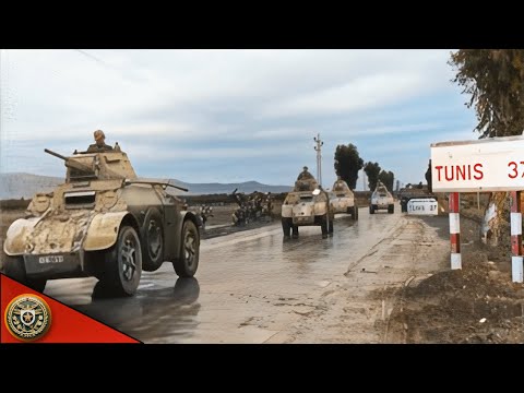 Autoblinda Fiat Ansaldo AB41 - italian army in world war two {Colorized & Enhanced}