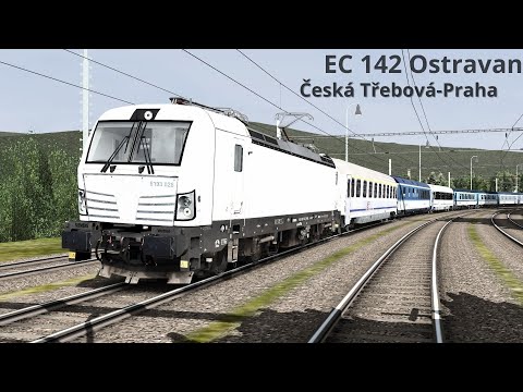 OpenRails CZ/SK: Ec 142 Česká Třebová-Praha