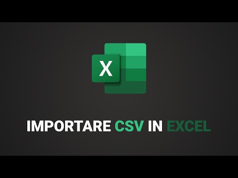 Come importare file CSV su Excel