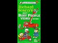 Richard Scarry S Best Busy People Video Ever Full 1993 Random House Home Video VHS