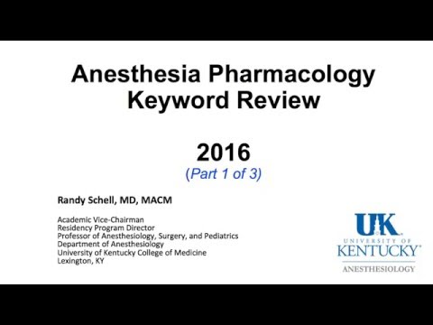 20160104 Pharmacology Keywords Review Part 1