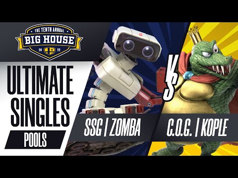 SSG | Zomba vs C.O.G. | Kople - Ultimate Singles Pools - The Big House 10