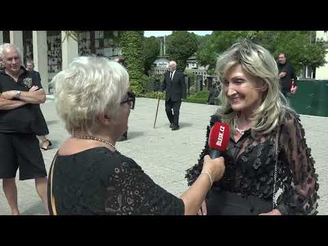 Zuzana Bubílková na pohřbu Krampola: O těch, kdo se jen přiživovali!