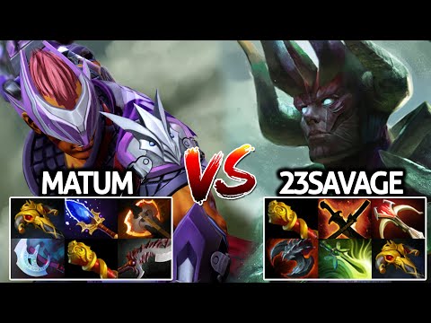 MATUMBAMAN VS 23SAVAGE Epic Megacreeps Comeback Dota 2