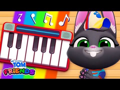 🎹🎶 Spend the day with Becca! NEW My Talking Tom Friends Gameplay