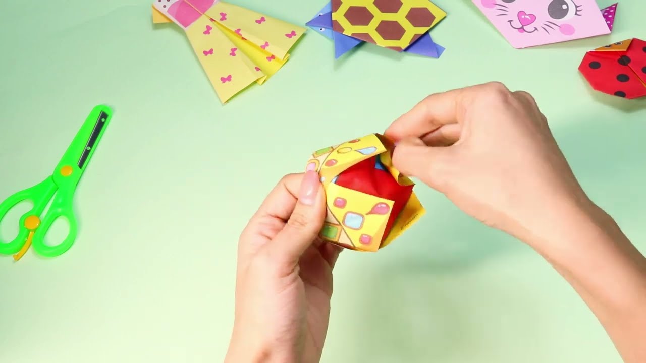 08- Crown - hapray origami folding steps - 72 patterns