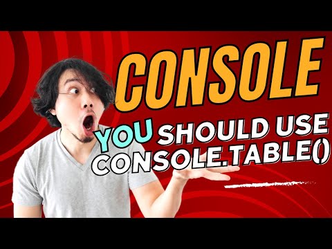 Stop Using Console Log Console Table Method Powerful Console Javascript 2023