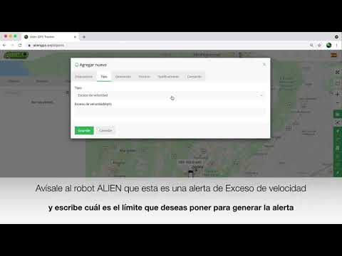 Alien GPS Tracker - Alerta de Velocidad