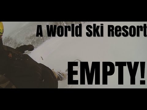 A World Ski Resort .... Empty!!