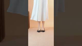 Giày Búp Bê MWC - 2238 Búp Bê Đế Bệt Mũi Nhọn Đính Khóa Kiểu Dáng Nữ Tính Thời Trang