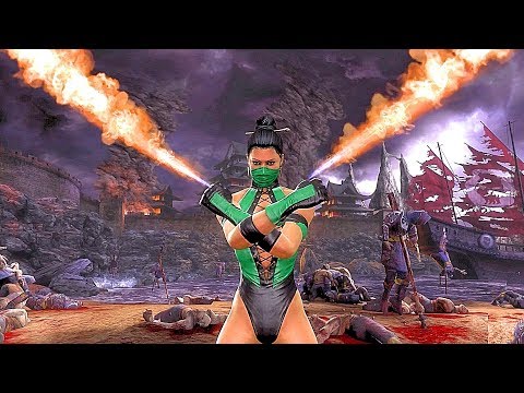 Jade (MK3) Performs All Character Intros & Victory Celebrations on Evil Monastery MK9 PC