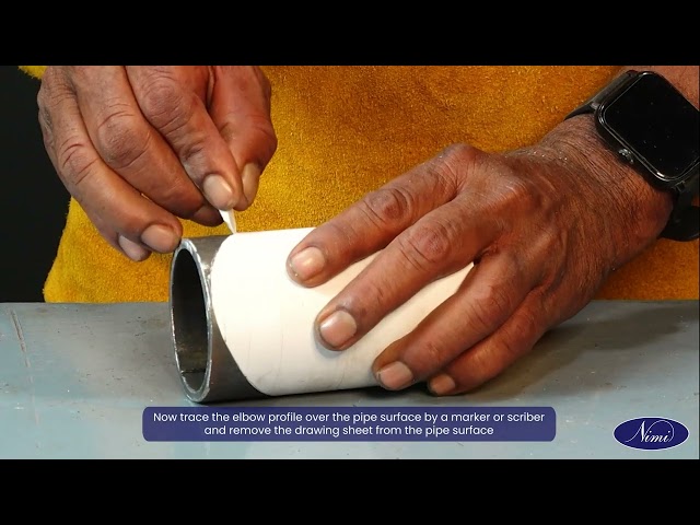 Pipe welding - Elbow Joint on MS pipe 50 mm and 3mm WT 1G OAW
