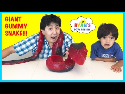 WORLD'S LARGEST GUMMY SNAKE CANDY CHALLENGE Video