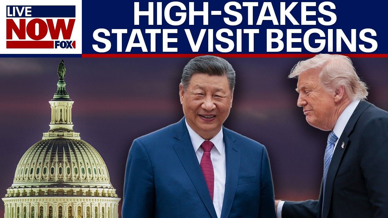 Trump welcomes China's Xi to Washington for high-stakes state visit