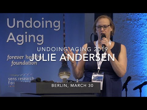 Julie Andersen presenting at Undoing Aging 2019