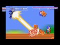 SMBZ Team Mario Vs Mecha Sonic 8 Bit Fight With Healthbars Reupload