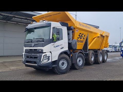 Volvo fmx 520 10x4 26.1 cum dump truck, diesel