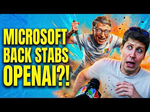 Microsoft BACK STABS OpenAI?! The AI Bubble Burst Will Be SAVAGE!