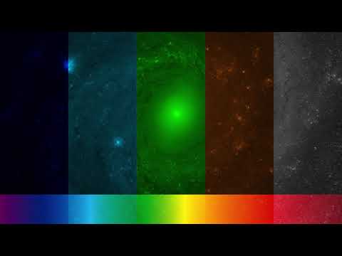 The different colours of NGC 3344