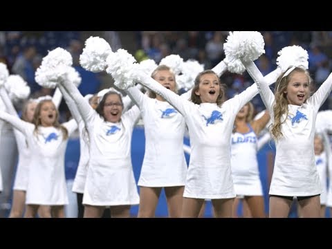Detroit Lions Junior Cheer clinic recap