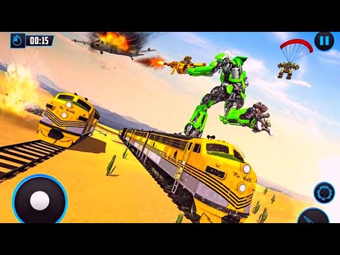 Grand Train Robot Transformation Warrior Robot Transform Battle Android Gameplay