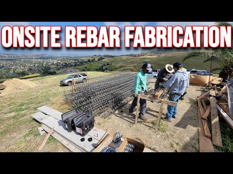 See What It Takes To Put Concrete Rebar Cages Together