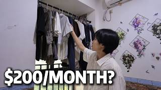 China budget living hacks | $200 apartment tour