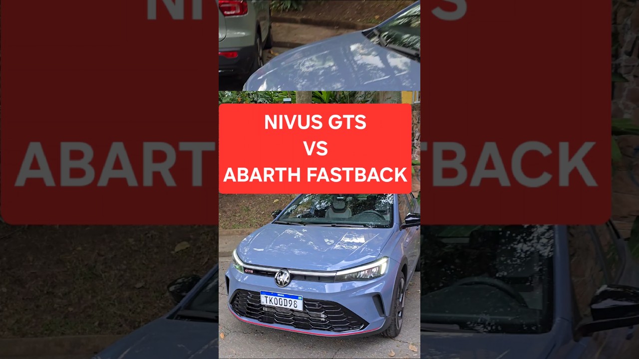 FASTBACK ABARTH VS NIVUS GTS! QUAL É O MAIS RÁPIDO #shorts