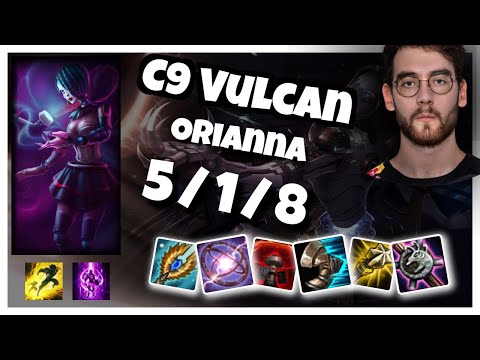 C9 Vulcan Orianna MID (5/1/8) vs LEBLANC Gameplay Replay - Patch 10.18