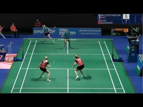 Swiss Open 2021 Round 32 SCaroline Racloz-Jenjira StadelmannvsMoa Sjoo-Tilda Sjoo