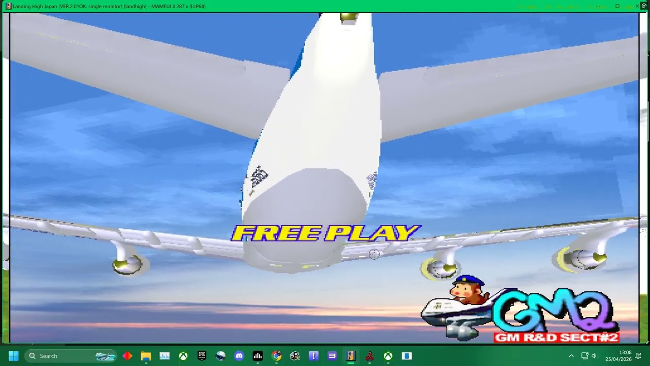 MAME 287 = TAITO LANDING HIGH JAPAN - ATTARACT MODE 4K UK ARCADES 2026