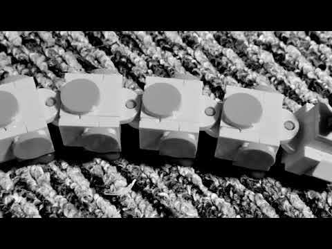 lego Super Mario: a Wiggler (2) (black and white)