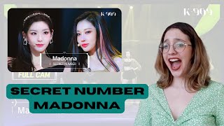 Secret Number  -  Madonna Reaction  ( living in my head rent free )