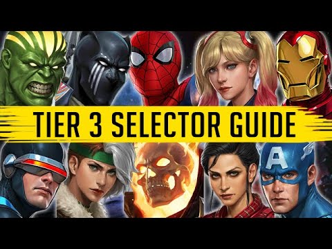 Tier 3 Selector Guide 2024 (1st to 39th Ranked) - Marvel Future Fight