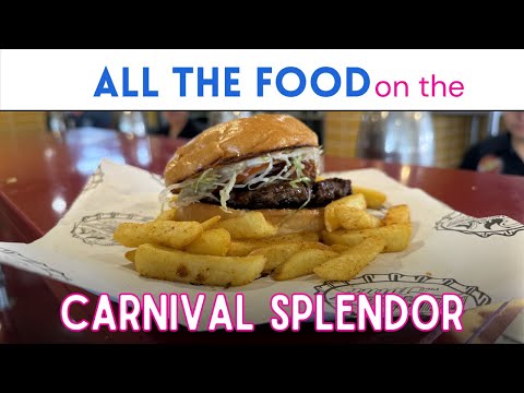 Thumbnail for ALL THE FOOD To Eat on Carnival Splendor 🤤 Food Tour!