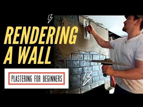 Beginners Guide To Plastering A Brick Wall With SAND/ CEMENT RENDER…