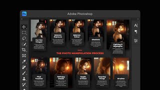 Designing a Photo Manipulation Infographic Live in Photoshop