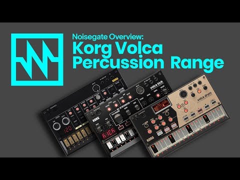 KORG Volca: 3 Percussion/Drum Units Together at Last